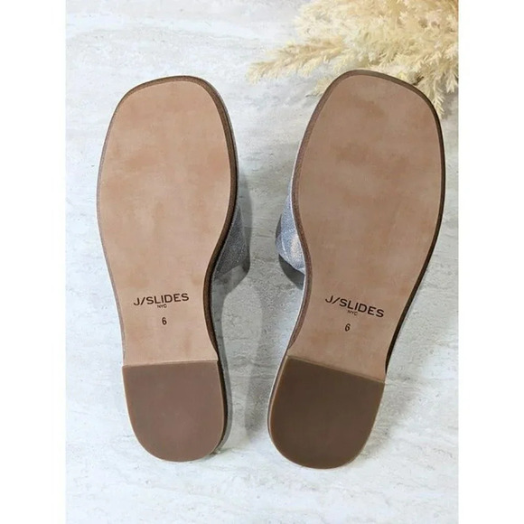 NIB J/Slides Yoel Women's Bronze Metallic Suede Sandals Size 6 M (MSRP $128) - Picture 5 of 6